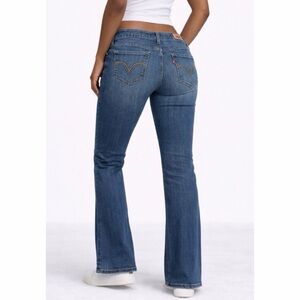 (VTG) LEVI’S • 90s/Y2K Medium Wash Low Rise 518 Bootcut Jeans, 7